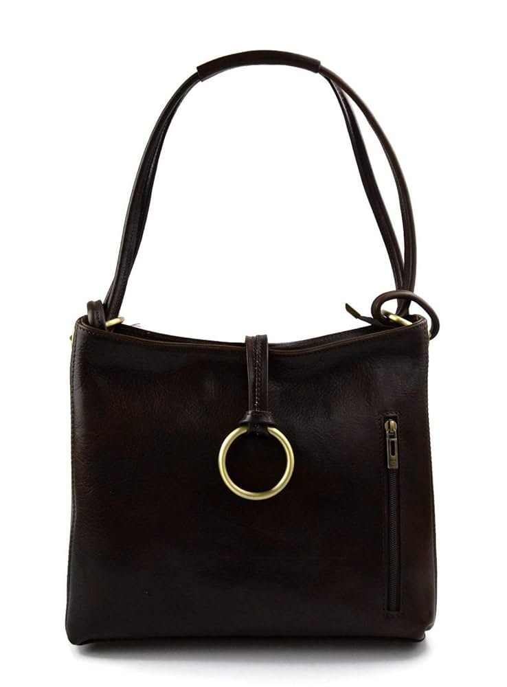 Sac À Main - CUIR Veritable - Fabriqué En Italie...