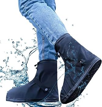 SAXTZDS Waterproof Shoes Cover, Non-Slip Rain Snow Boots ...