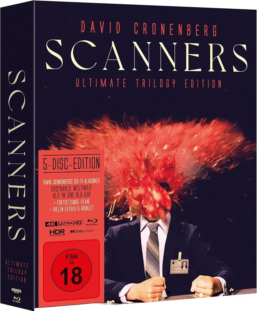 Scanners - Ultimate EÉdition (4K-UHD+4 Blu-rays)