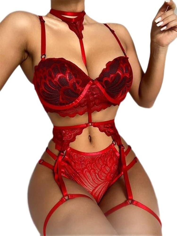 Sexy Lingerie Set for Women with Bra and Panties Push-Up ...