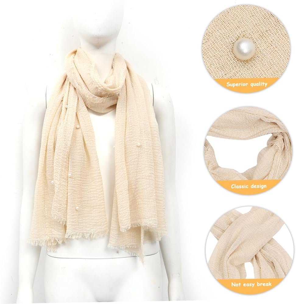 Shawl Turban Shawls For Women Summer Scarf Linen Scarves For ...