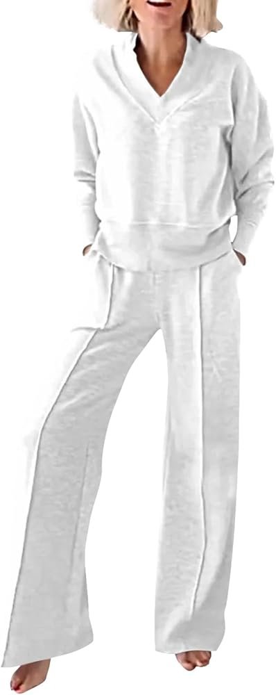 shownicer Women's Jogging Tracksuit Sets 2 Piece Sportswear ...
