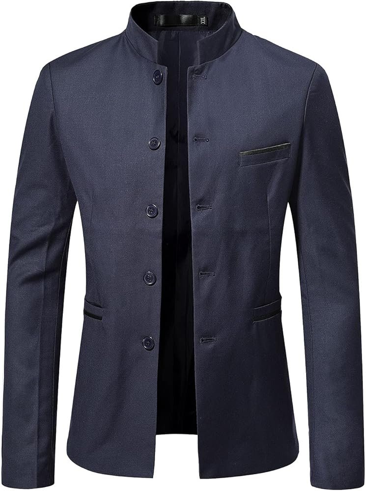 Slim Fit Mens Blazer Casual Élégant Blazer Veste Costume Vestes ...