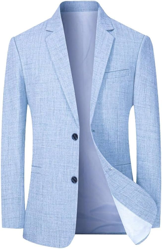 Slim Fit Mens Blazer Casual Élégant Blazer Veste Costume Vestes ...