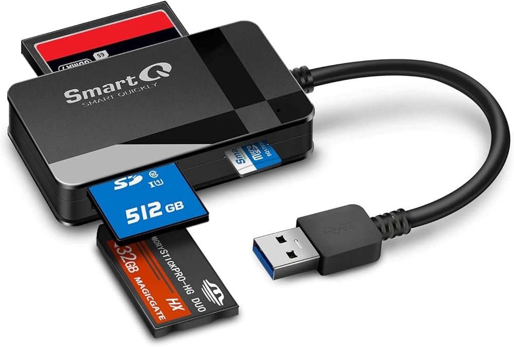 SmartQ Lecteur de cartes SD USB 3.0 C368, Plug N Play ...