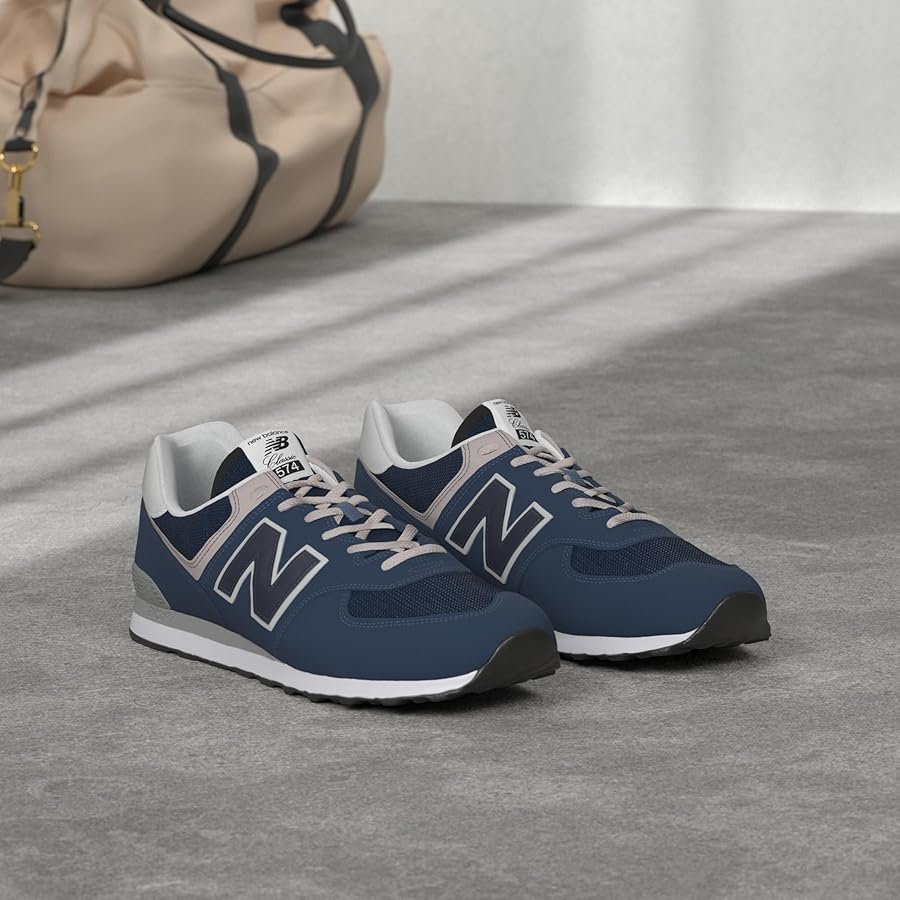 Sneakers Homme Cuir Bleu Marine : Chaussures Et Sacs