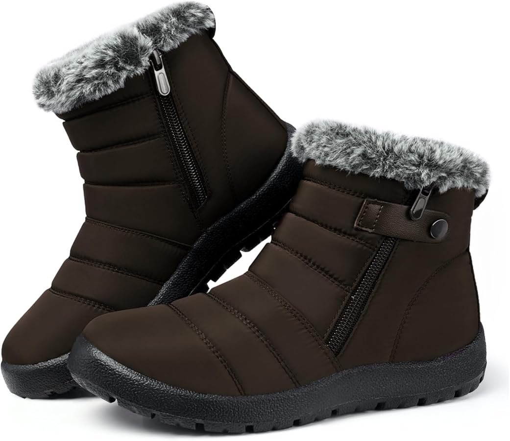 Snow Boots Women Girls Men City Shoes Winter Waterproof Rain ...