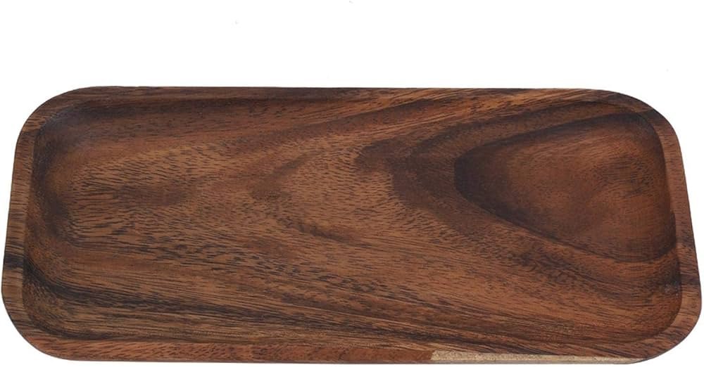 Solid Wood Serving Dishes, Small Wooden Tray, Rectangular Sushi ...