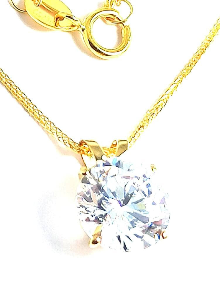 Solitaire Diamant Collier - De 100 À 1 000 EUR : Bijoux