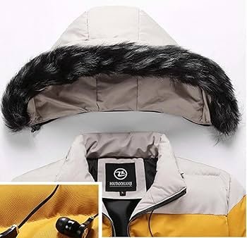 SOYNIA Doudounes Vestes Coat Parkas Mode Casual Stand Collar ...