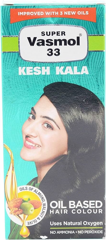 Super Vasmol 33 Hair Oil 100ml - Kesh Kala Enriched with Almond ...