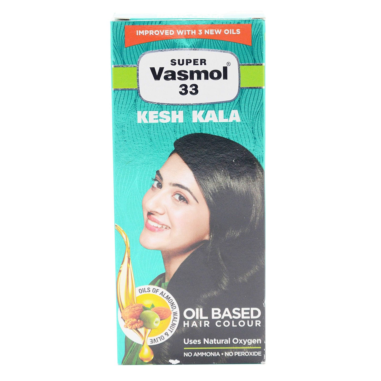 Super Vasmol 33 Hair Oil 100ml - Kesh Kala Enriched with Almond ...