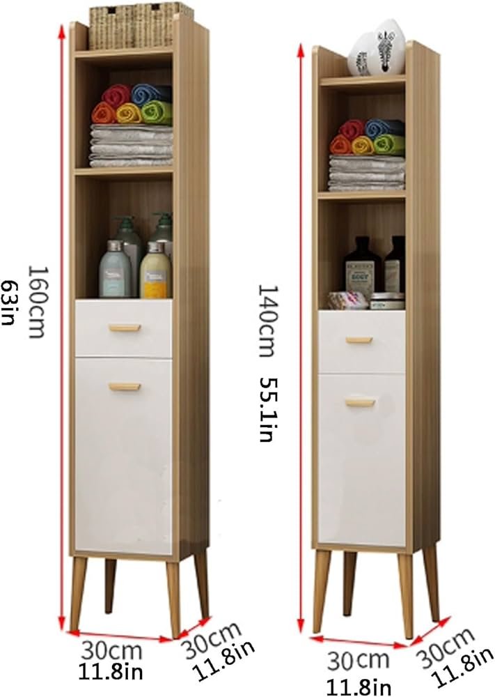 Tall bathroom cabinet, bathroom storage cabinet, bathroom towel ...