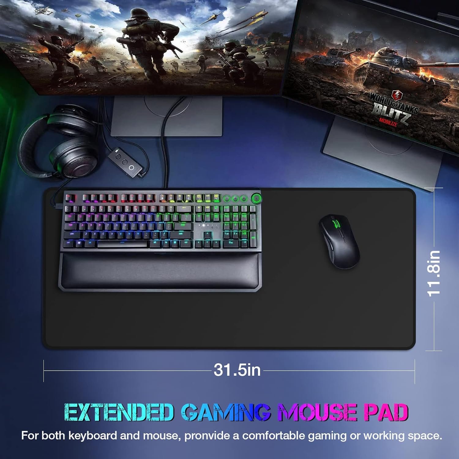 Tapis de souris de jeu