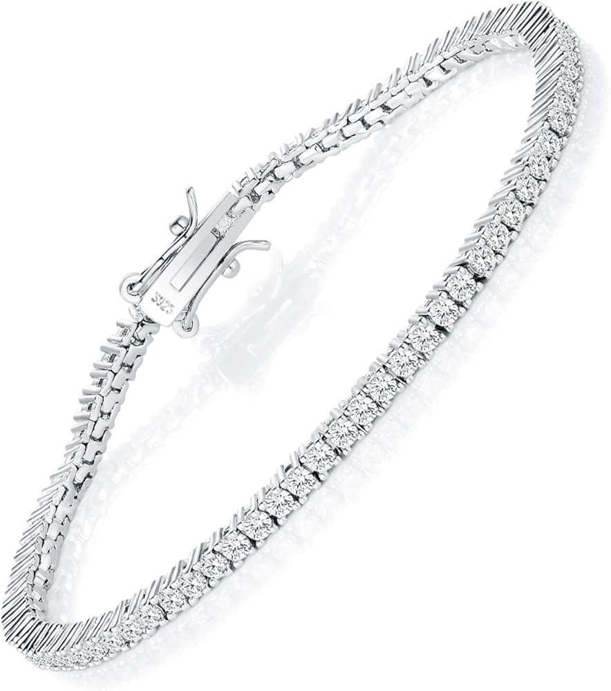 Tennis Bracelets, Cubic Zirconia Classic Bracelet de Tennis pour ...