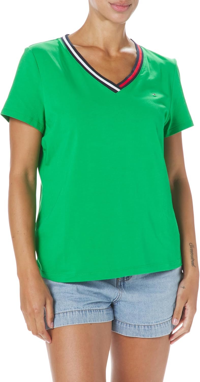 Tommy Hilfiger T Shirts Et Hauts pour Femme - Vert