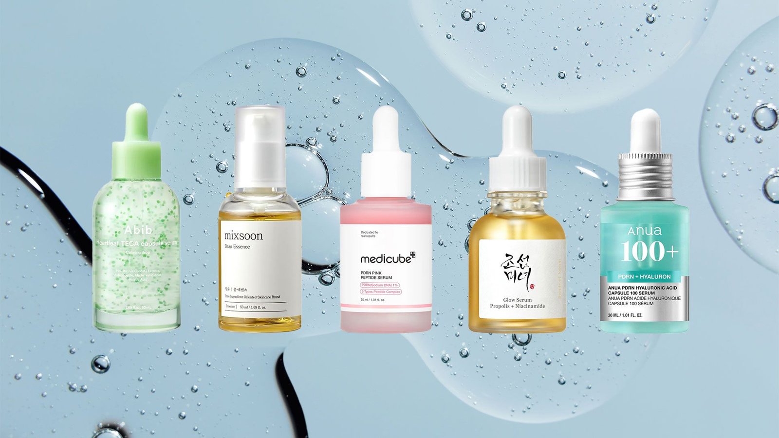 Top 5 Hydrating Korean Serums for Youthful GLOWING Skin