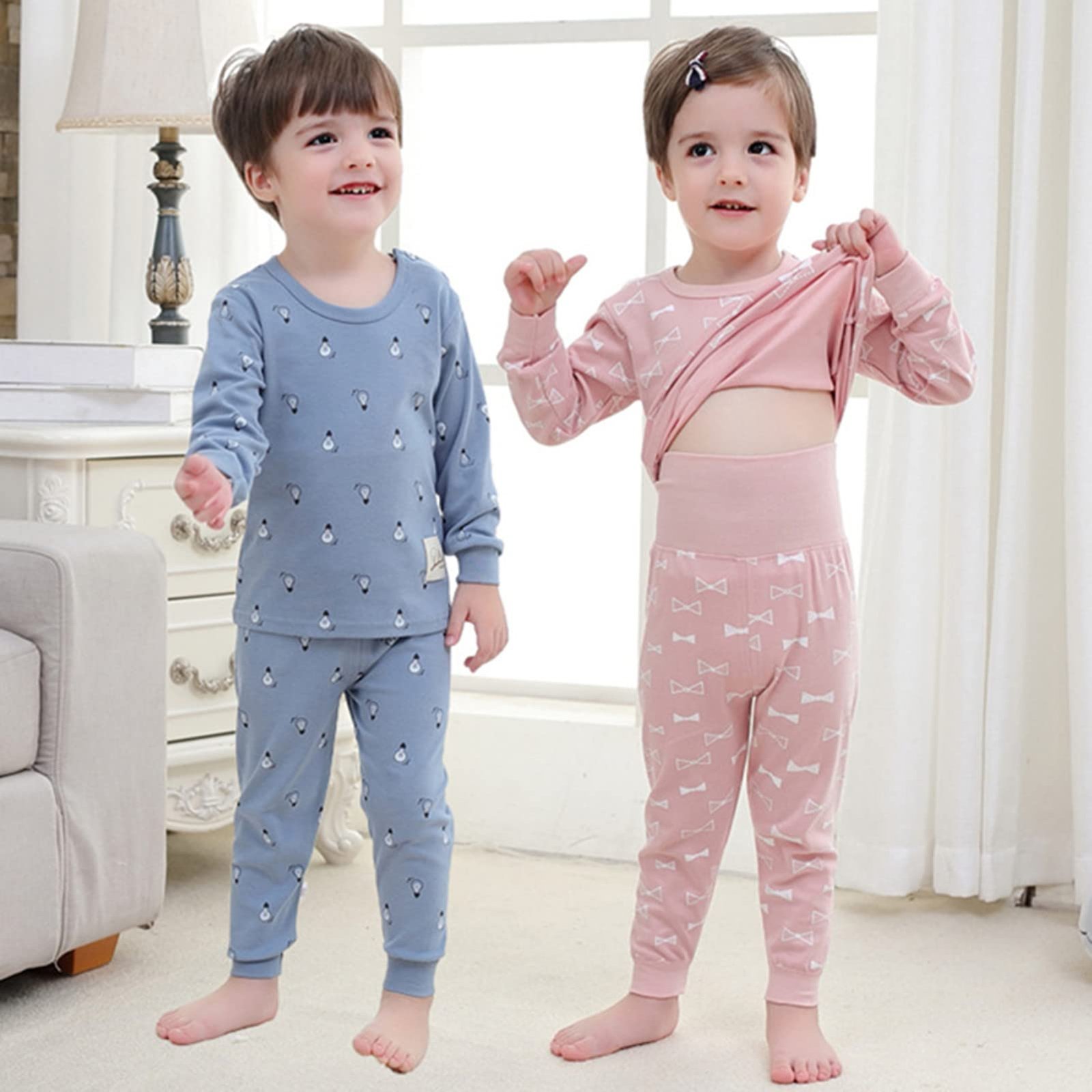Top & Bottoms, Thermal Underwear Baby Girl/Boy Heated ...