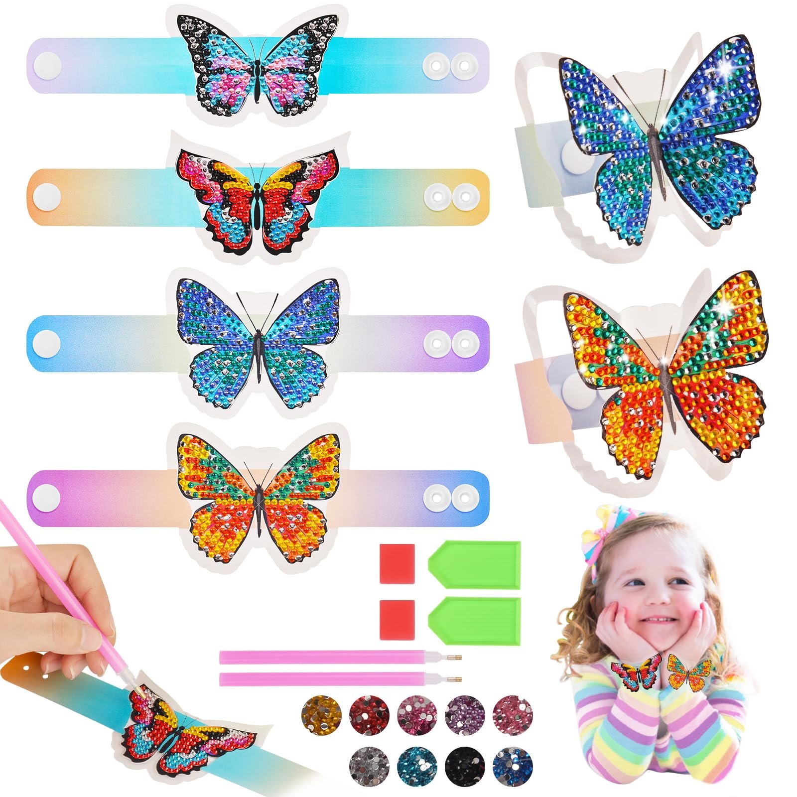 Toyvian 3 Ensembles Diamant Peint Bracelet Diamant Peinture ...
