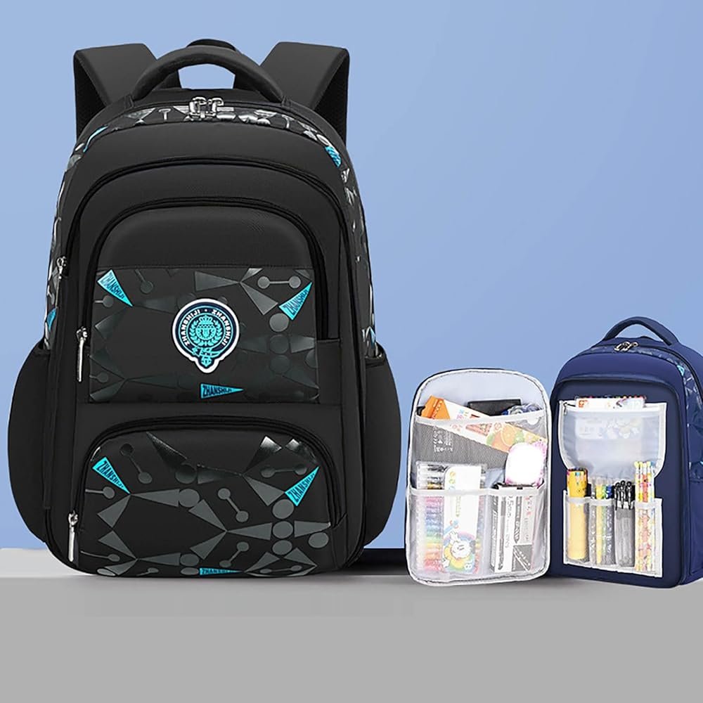 Travel Backpack with Wheels for School Teen Kids Boys Primary ...