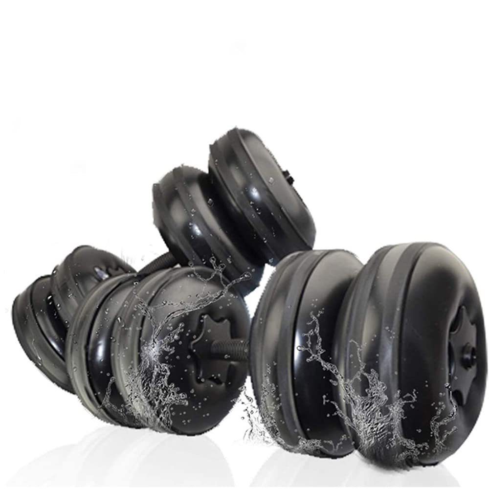 Travel Water Filled Dumbbells Set Gym Portable Adjustable for Men ...