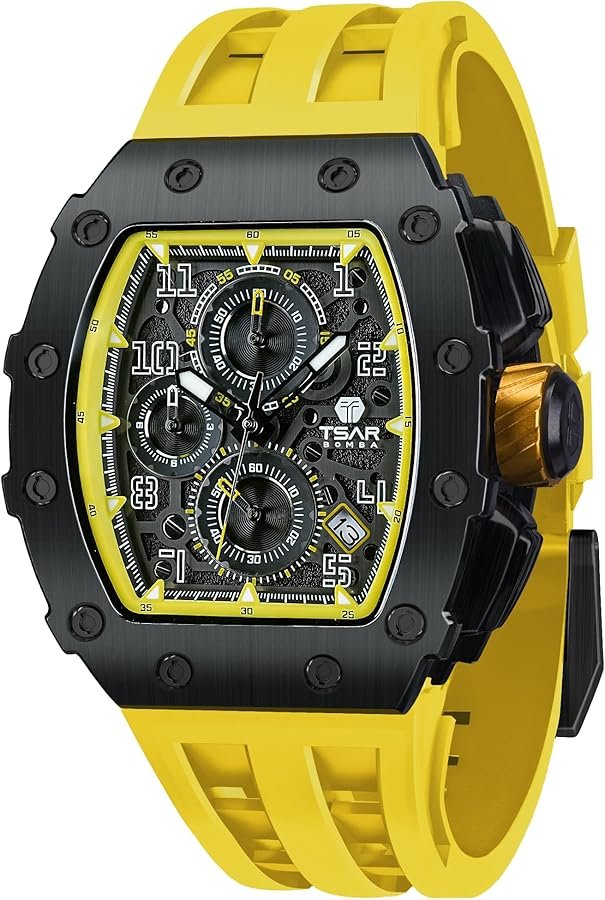 TSAR BOMBA Montre pour Homme Montres automatiques de Luxe ...