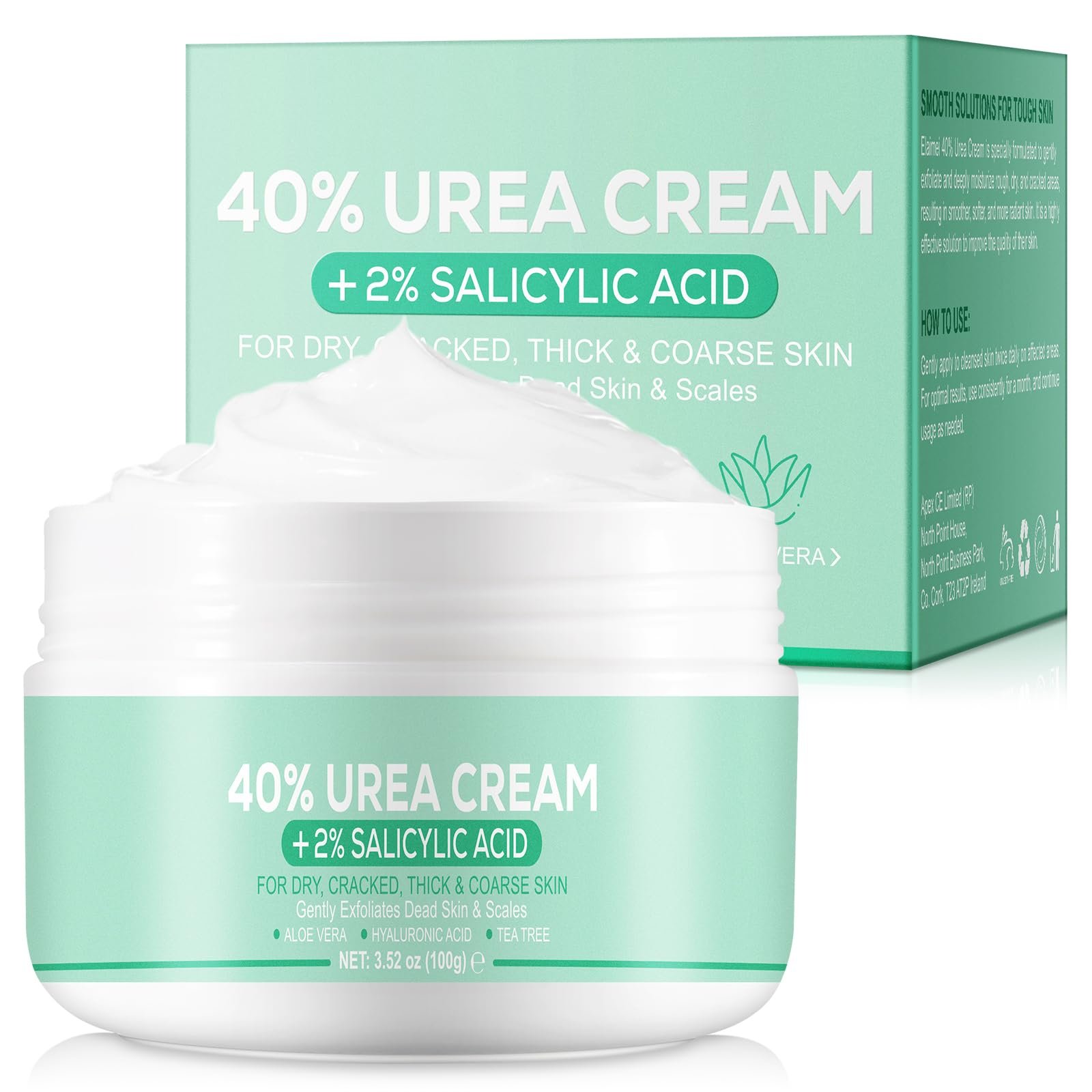 Urea Foot & Hand Cream 40% Urea for Cracked Heels & Dry Skin ...