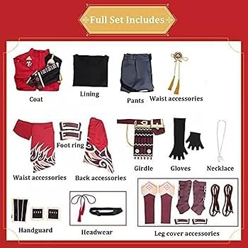 USHOBE 1 Jeu Accessoires De Costumes Toutes Les Tenues De ...