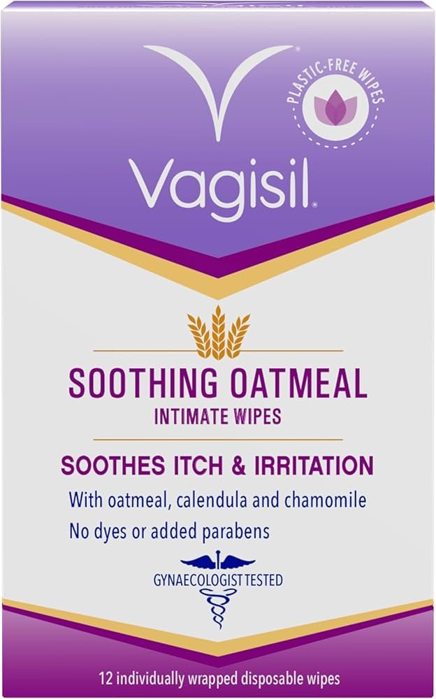 Vagisil Dual Action Intimate Wipes 12 by Vagisil