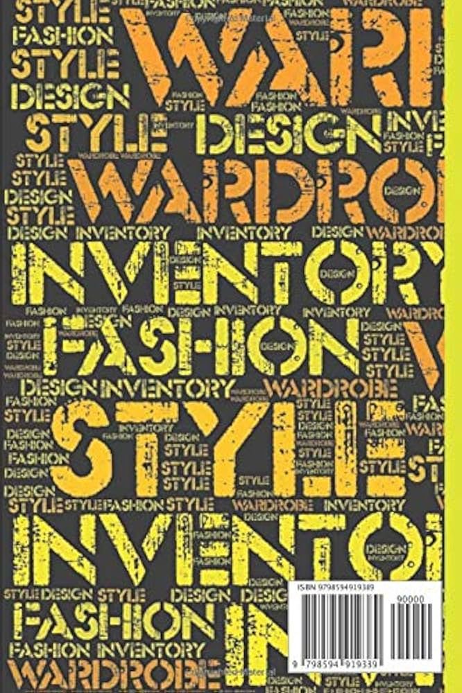 Wardrobe Inventory: Awesome, Basic Dresser Planner for Tracking ...