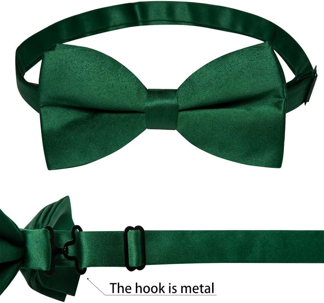 Wedding Bow Tie for Men Silk Pre-tied Cufflinks for Party ...