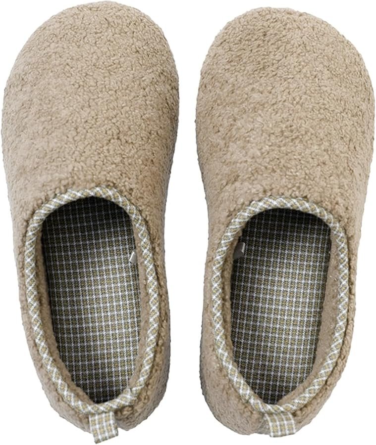 Woaikeyu Flat House Slippers Slip on Slippers Comfortable Women ...
