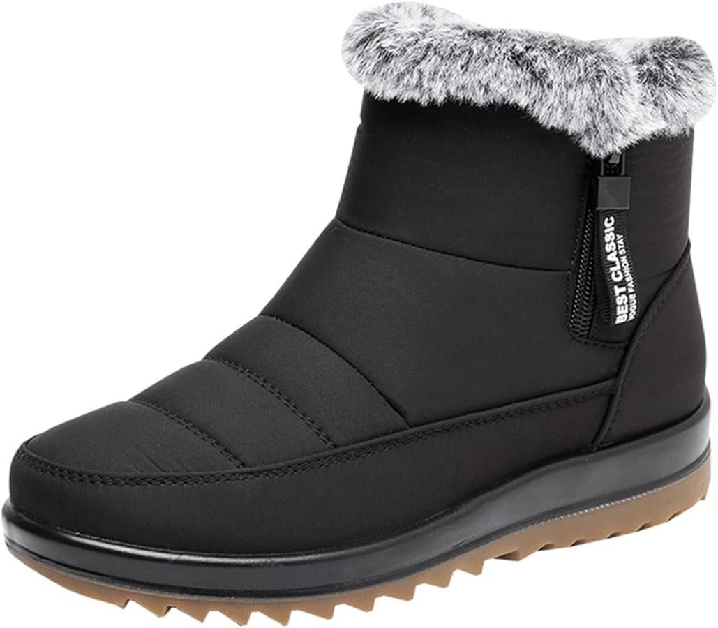 Women Ankle Boots Ladies Anti-Slip Winter Boots Women Shoes ...