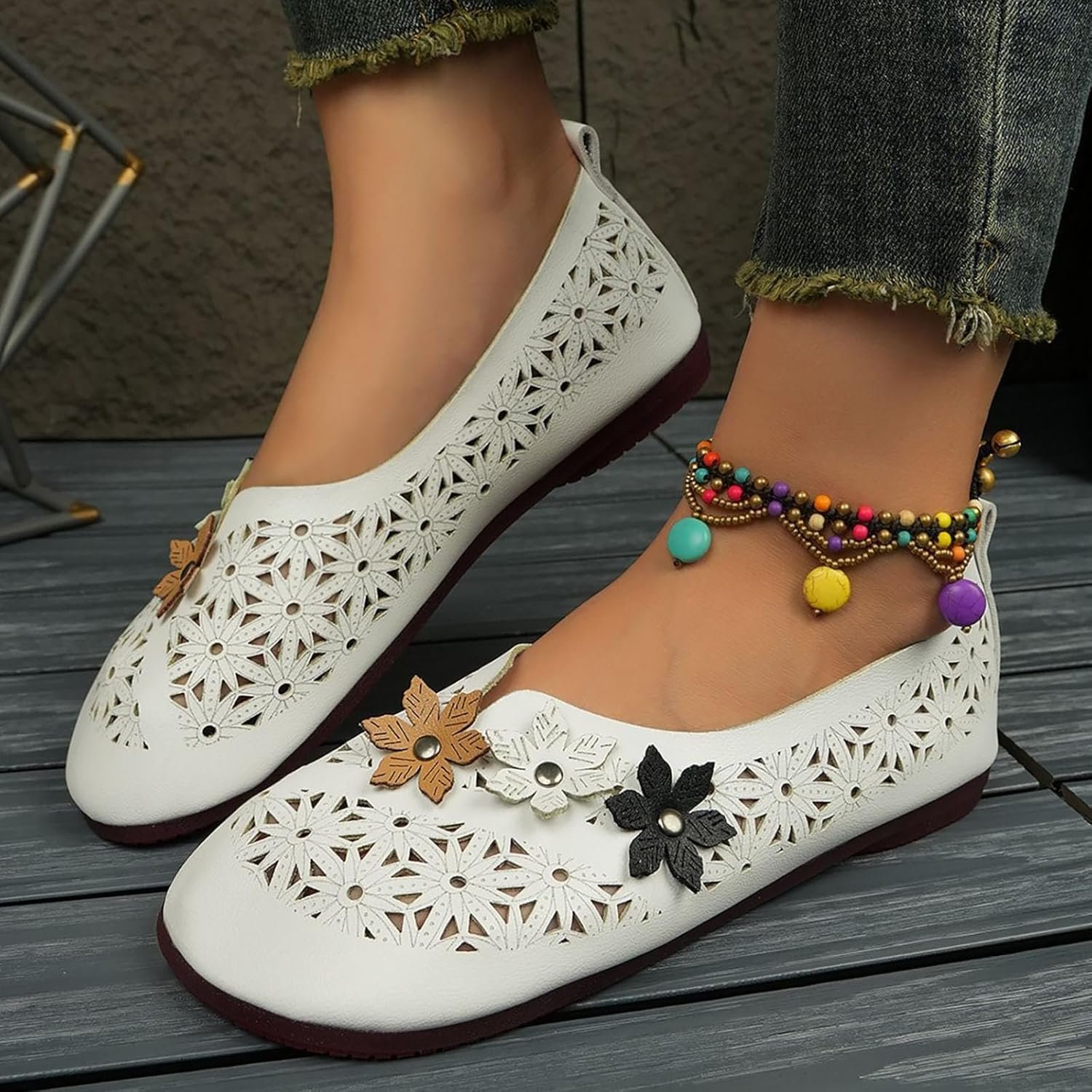 women elegant loafers women ballet flats slip on shoes mary jane ...
