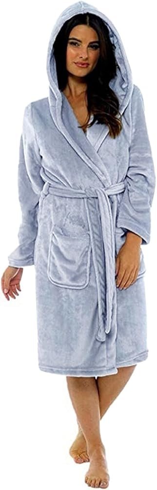 Women's bathrobes, dressing gown, sleepwear, fleece ...