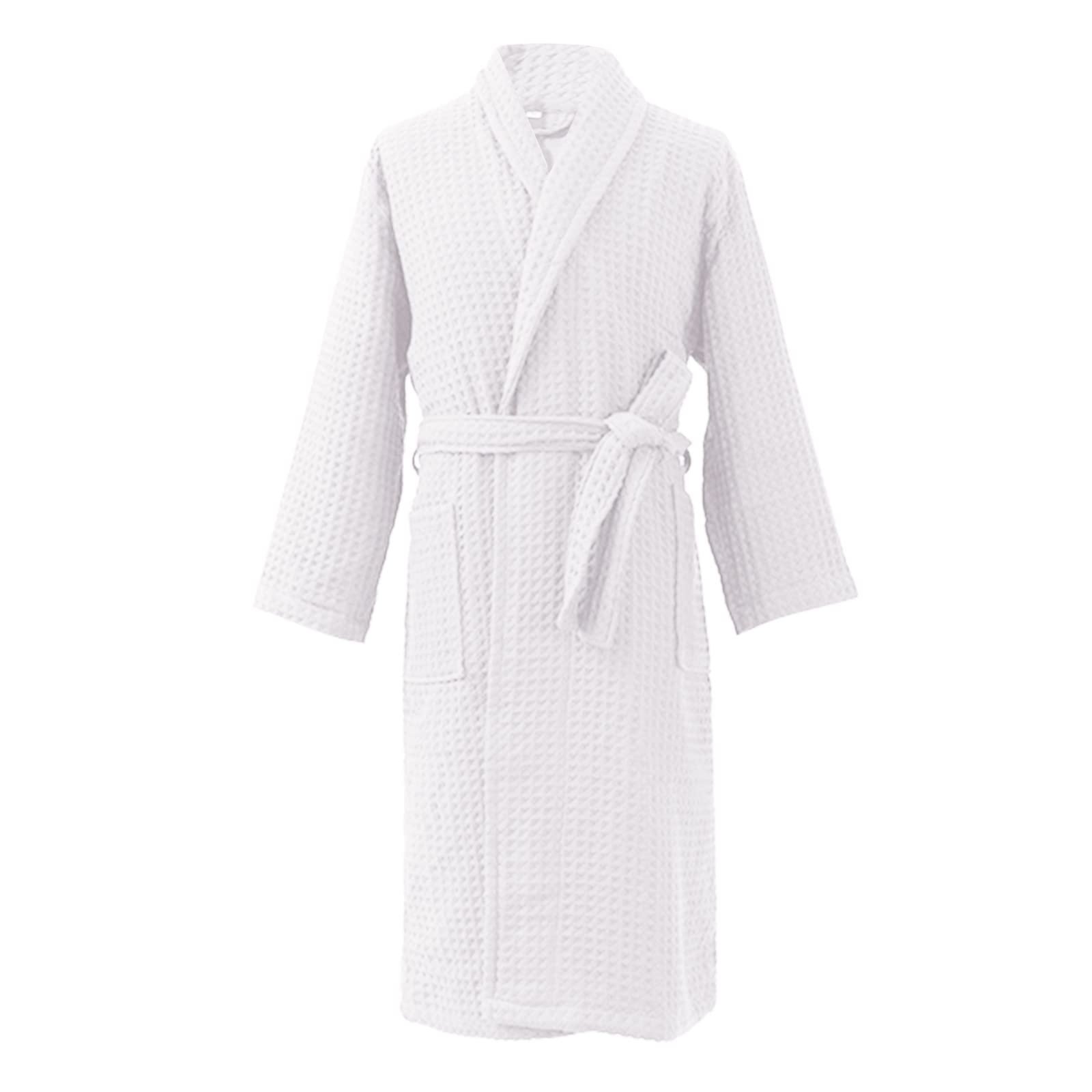 Women's fleece bathrobe, women's winter nightwear, soft, absorbent ...