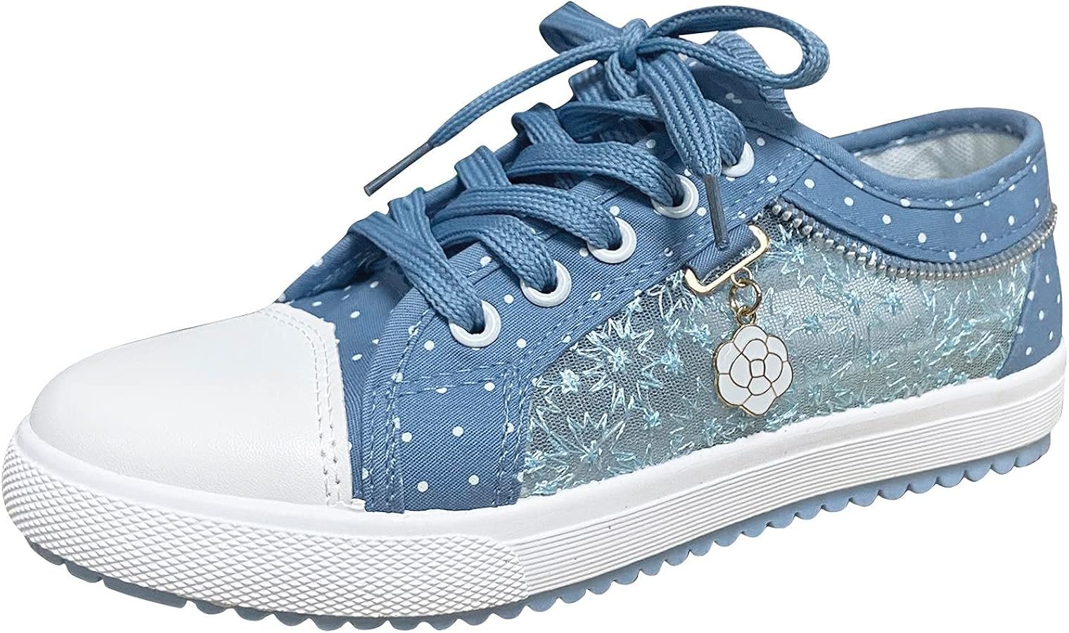 Women's High Top Sneakers Tennis Lace Mesh Breathable Casual ...