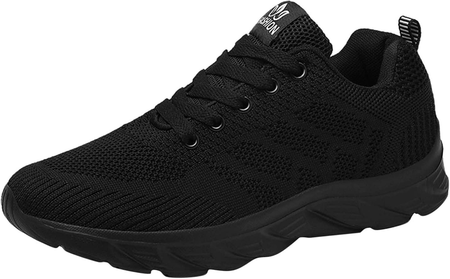 Women's Lightweight Sports Shoes - Summer Black Comfortable ...