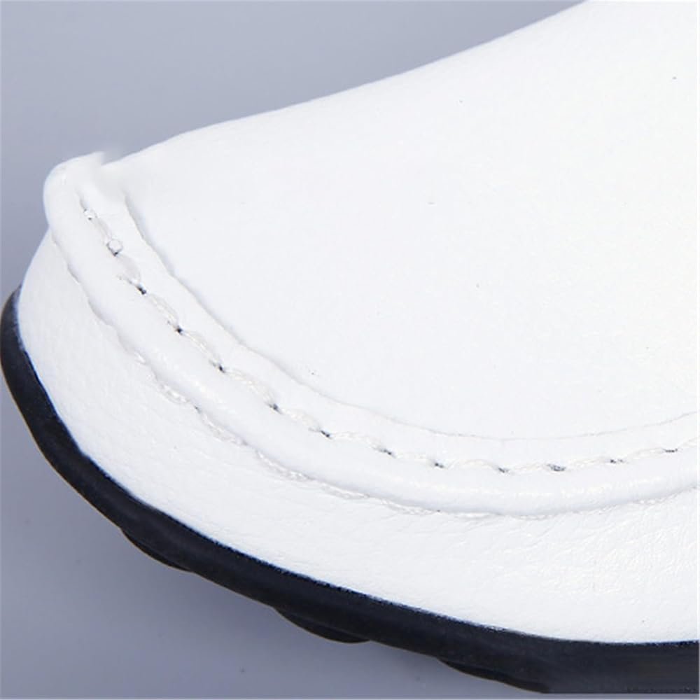 women's loafers faux leather elegant flat shoes ballet ...