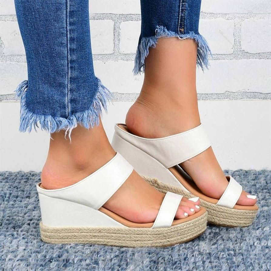Women's Sexy Wedge Sandals Waterproof Platform Summer Open ...