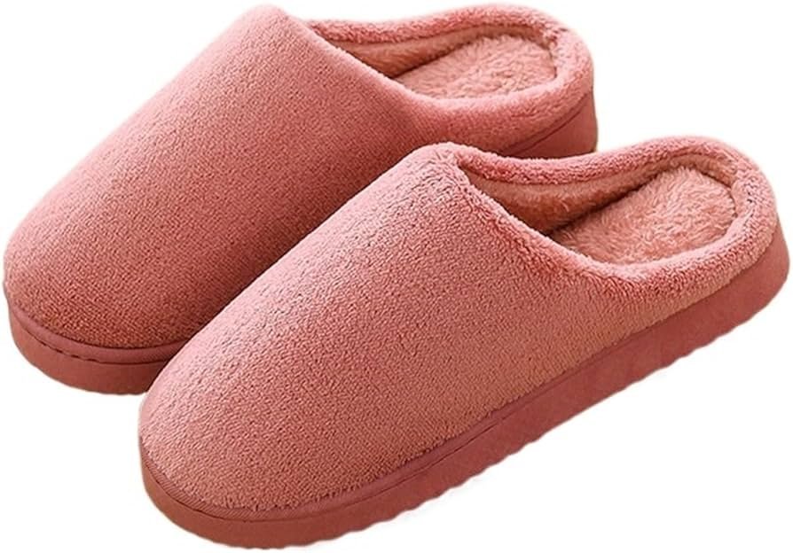 Women's Slippers Winter Slippers Cotton Warm Solid Color Indoor ...