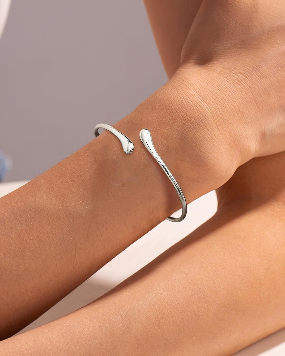 YADOCA 3 Pieces Bracelets Femme Or Acier Inoxydable