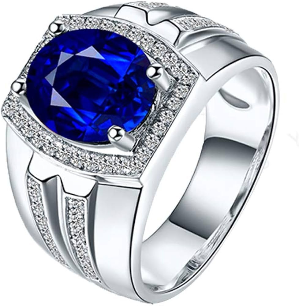YCGEMS 1,1 CT véritables bagues de fiançailles en Diamants avec ...