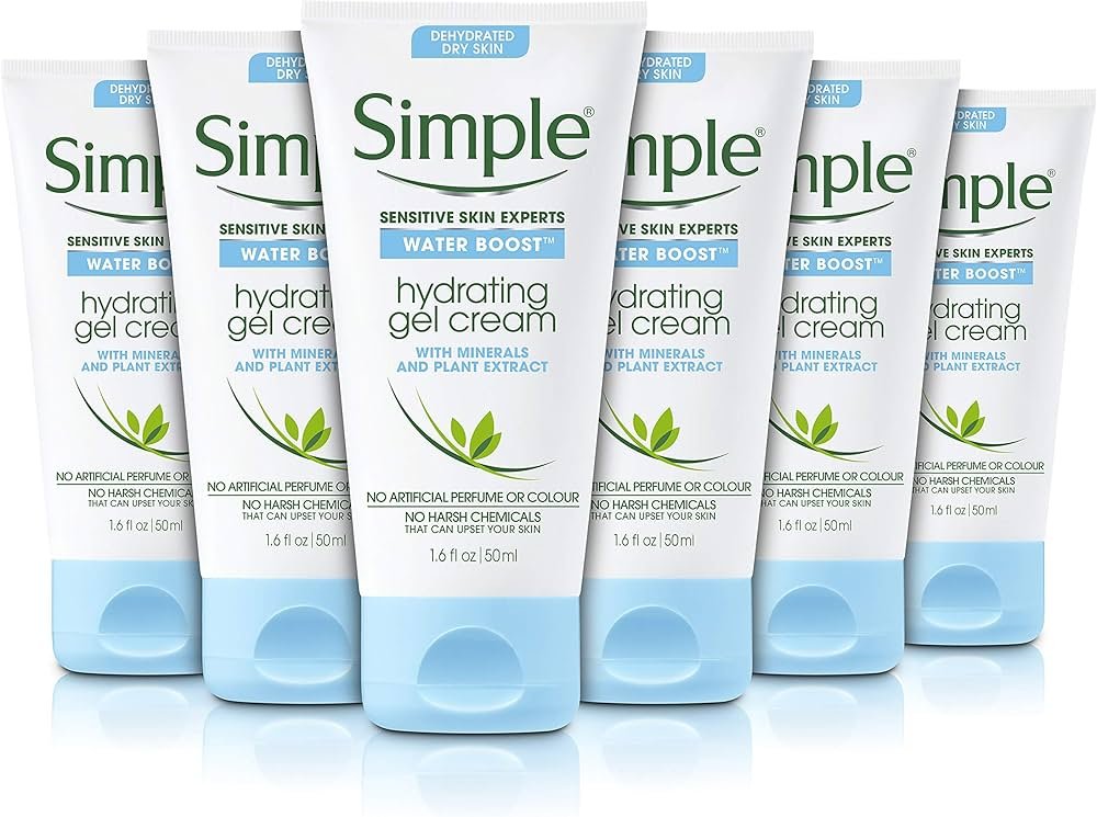 Simple Lot de 6 crèmes hydratantes pour le visage 50 ml - Amazon