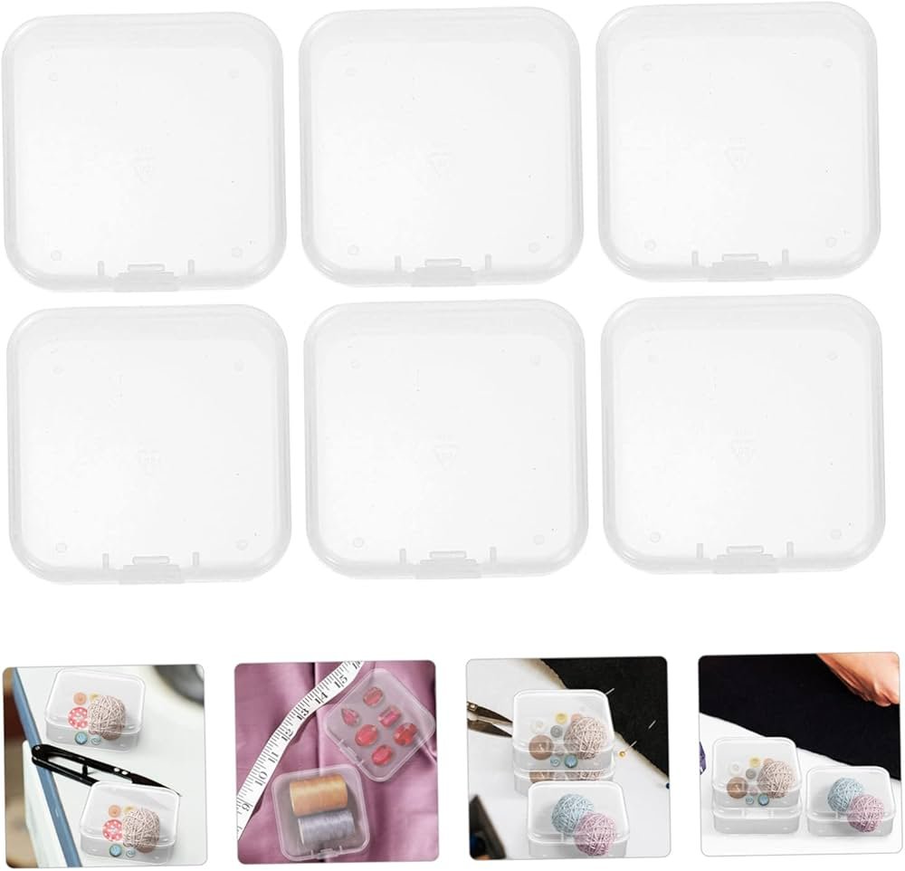 ABOOFAN Lot de 6 Étuis à Cassette Semi-transparents en Pp Blanc ...
