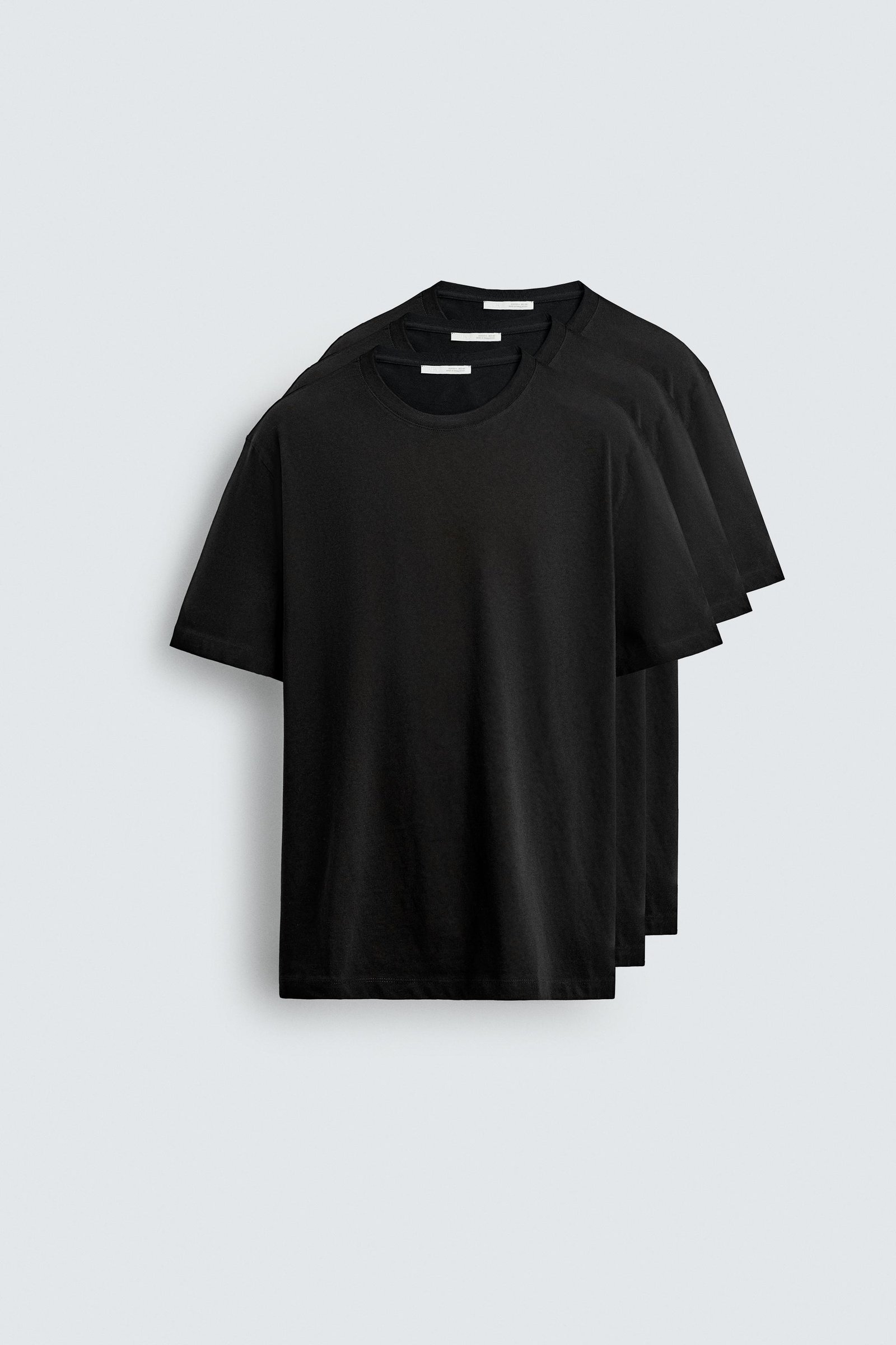 Zara Tshirts Tops Noir
