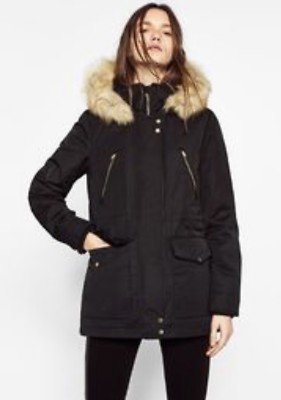 Zara Down Jackets Parkas Noir