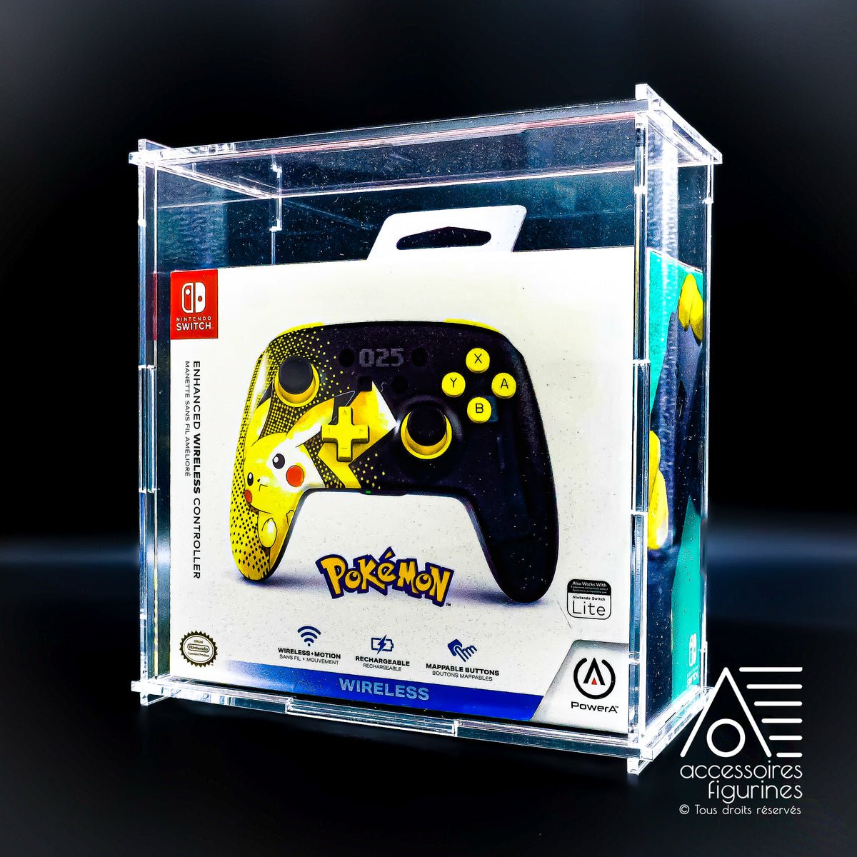 PowerA Manette Sans Fil Pokémon Pikachu pour Nintendo Switch