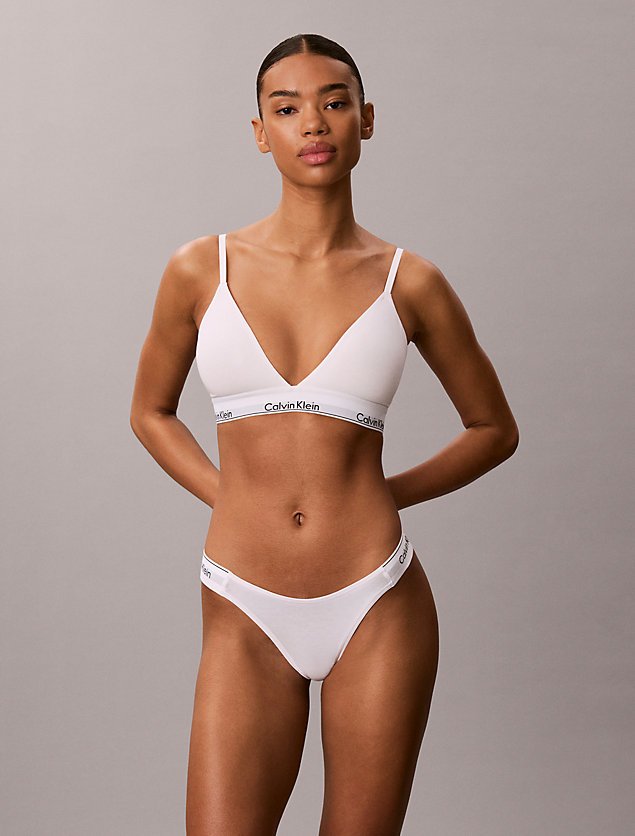 Blanc Lingerie & Sous-vêtements Calvin Klein Refonte 2025