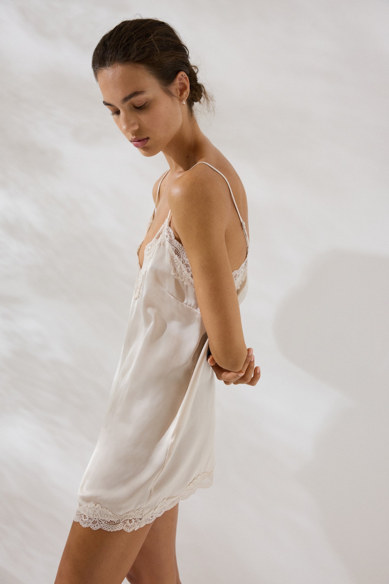 H&M Nightgowns And Nightshirts Collection Premium - Blanc